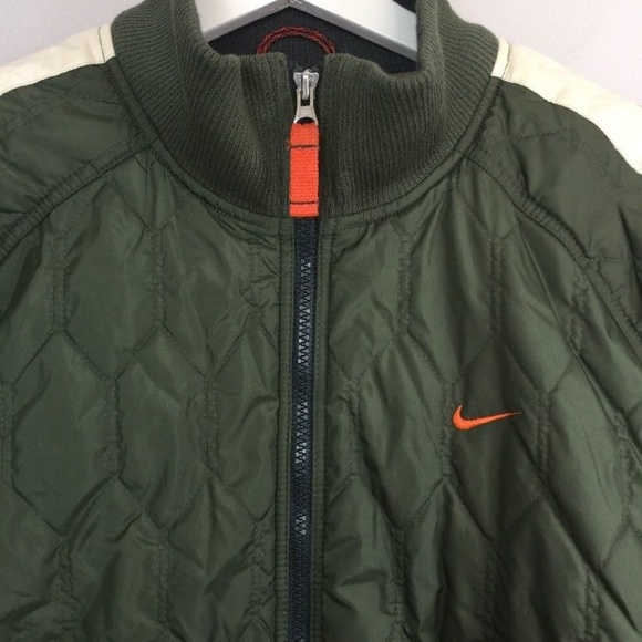 Nike Jackets & Coats | Nike Army Green Bomber Jacket | Poshmark